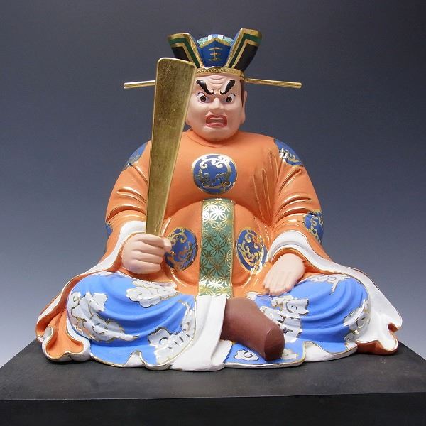 仏像 販売 龍祥-Ryusho- | 仏像や木彫り・縁起物などの販売・通販 / 楠 彩色閻魔大王 45cm