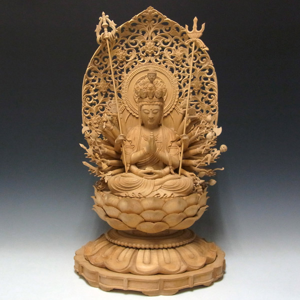 江戸時代の木彫り仏様 - 彫刻/オブジェクト