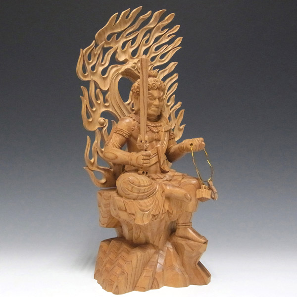日本の公式オンライン 木彫 仁王像一対 緻密な彫り 逸品 | www.ordify 